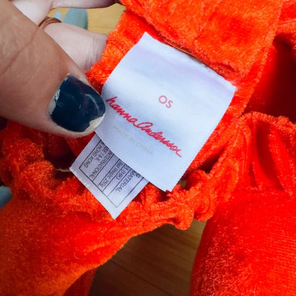 Kids Hanna Andersson Octopus Tentacles Costume Belt OS Stretchy Orange Blue